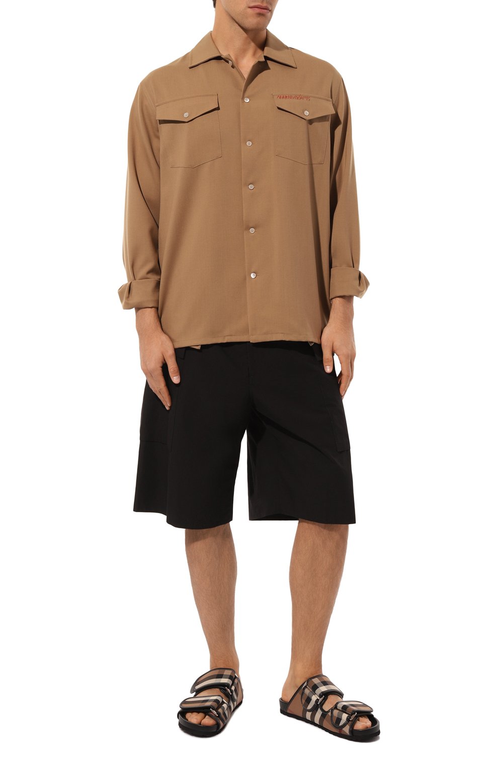 Комбинированные шлепанцы thornham BURBERRY, арт. 8055823, фото 2