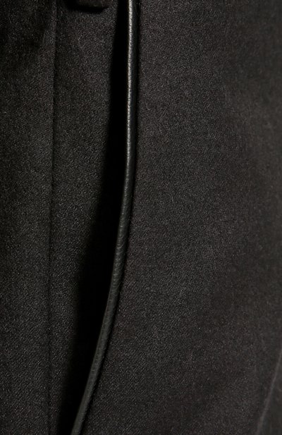 Классические шерстяные брюки с кожаной отделкой BRIONI, арт. RPL5/05A0A/P0RT0VENERE, фото 5