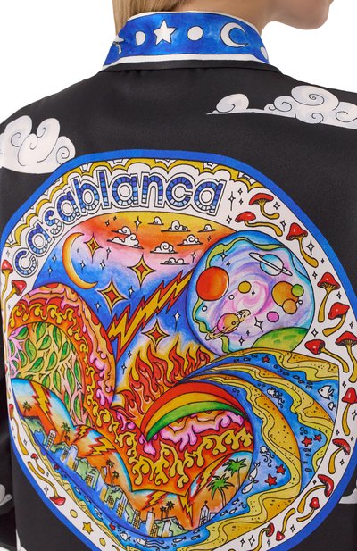 Атласная блузка CASABLANCA, арт. U-WS25-SH-006-02, фото 5