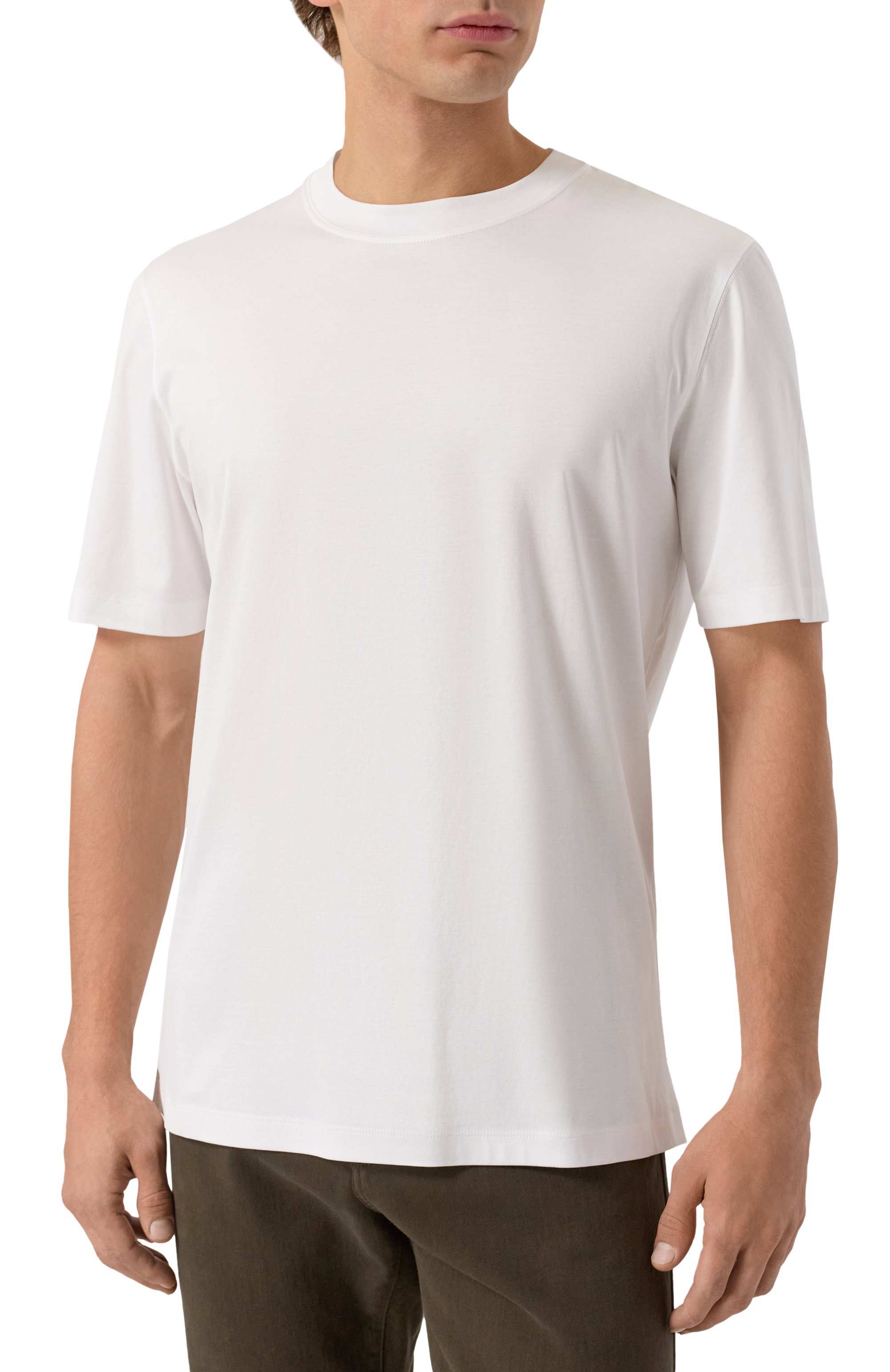 Хлопковая футболка BRUNELLO CUCINELLI, арт. M0B131308, фото 3