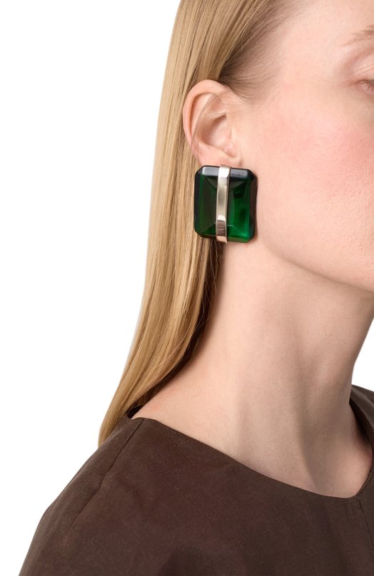 Серьги Jil Sander J11VG0246 P7349 Зелёный  J11VG0246 P7349 Фото 2