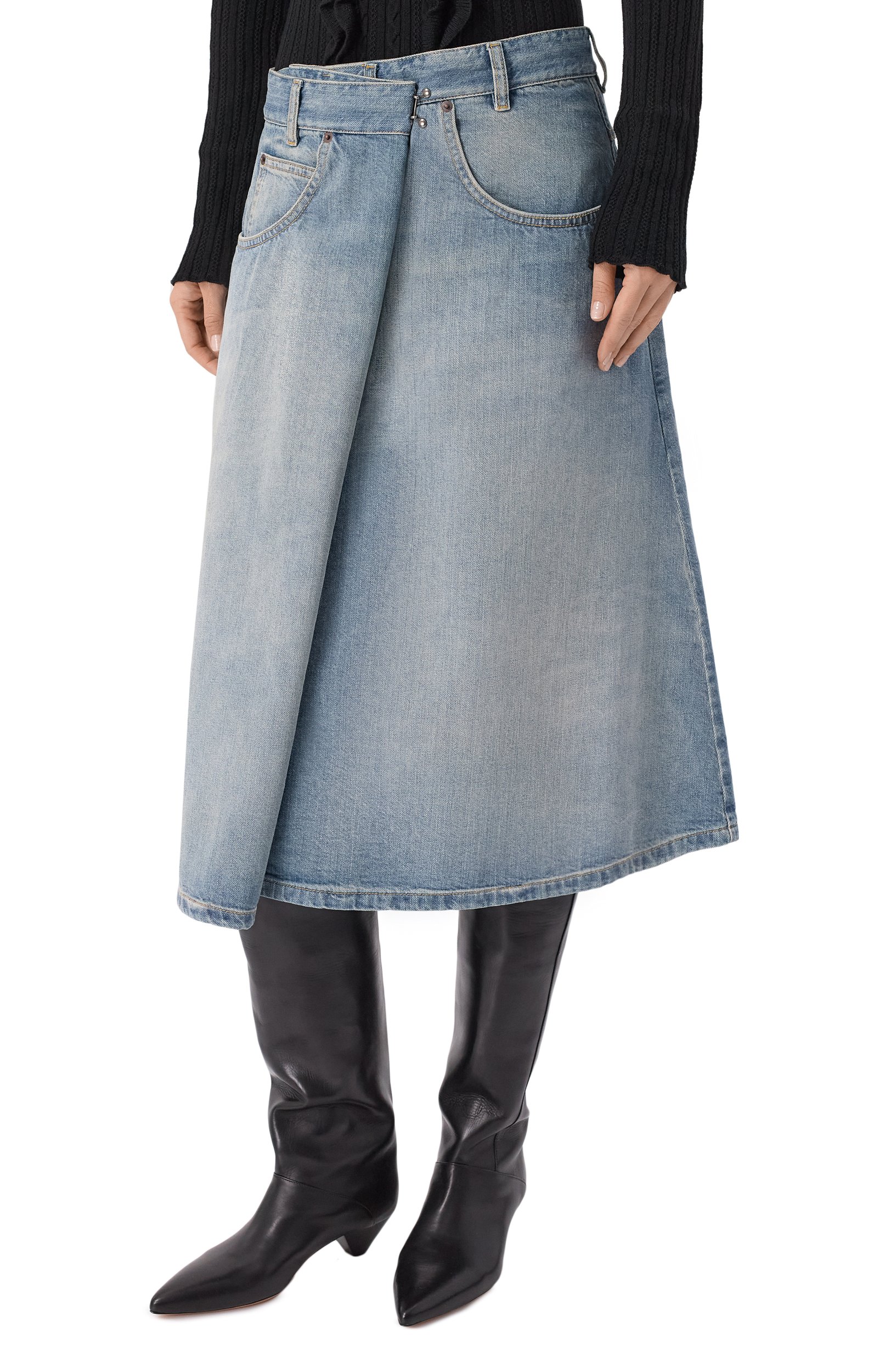 Джинсовая юбка MAISON MARGIELA, арт. S51ME0066/M30034, фото 3