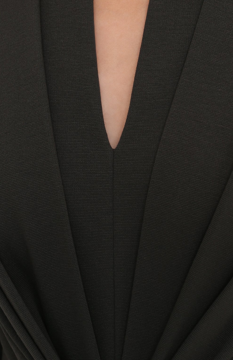 Платье из вискозы GIORGIO ARMANI хаки цвета по цене 158000 руб., арт. 6KAA74/AJFBZ, фото 5 Платье из вискозы GIORGIO ARMANI, арт. 6KAA74/AJFBZ, фото 5