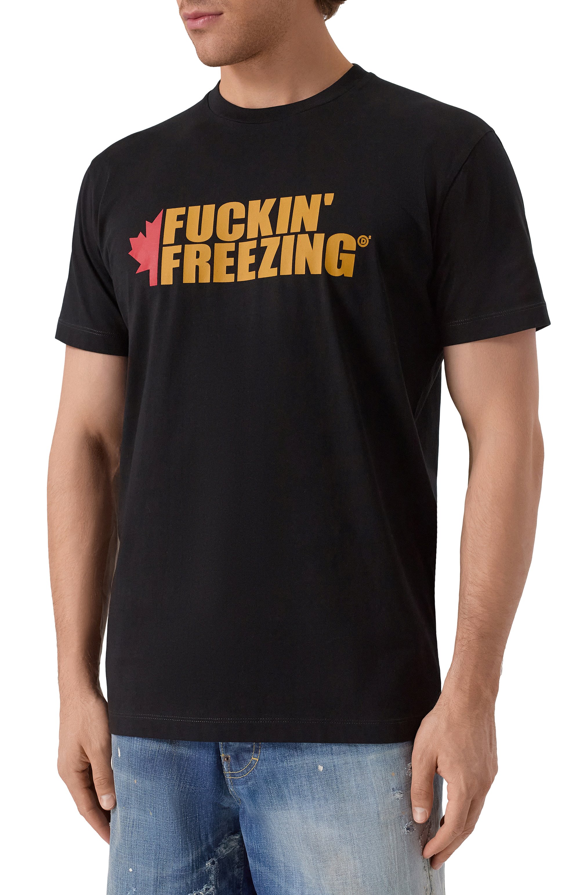 Хлопковая футболка DSQUARED2, арт. S74GD1450/D20020, фото 3