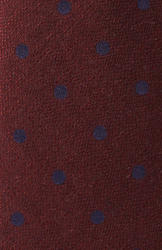 Галстук из шерсти и шелка Zilli CRAV2BM0330VP0I01 Бордовый  CRAV2BM0330VP0I01 Фото 4