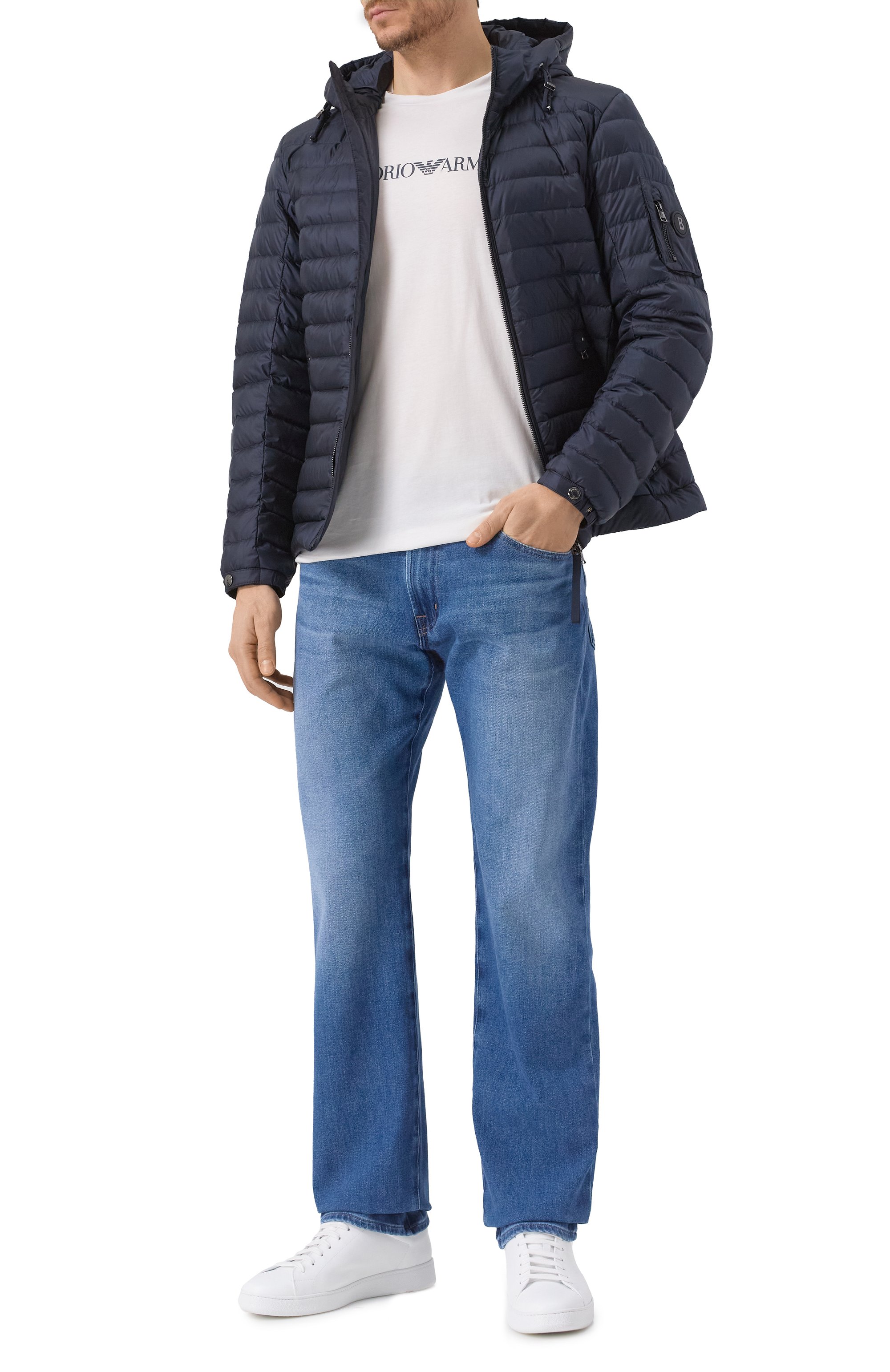 Хлопковая футболка EMPORIO ARMANI, арт. 8N1TN5/1JPZZ, фото 2