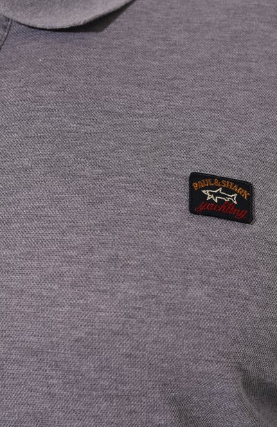 Хлопковое поло PAUL&SHARK, арт. C0P1001/3XL-6XL/3XL-6XL, фото 5