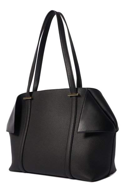 Сумка-тоут folded medium FERRAGAMO черного цвета по цене 190500 руб., арт. 21A580/789576, фото 4 Сумка-тоут folded medium FERRAGAMO, арт. 21A580/789576, фото 4