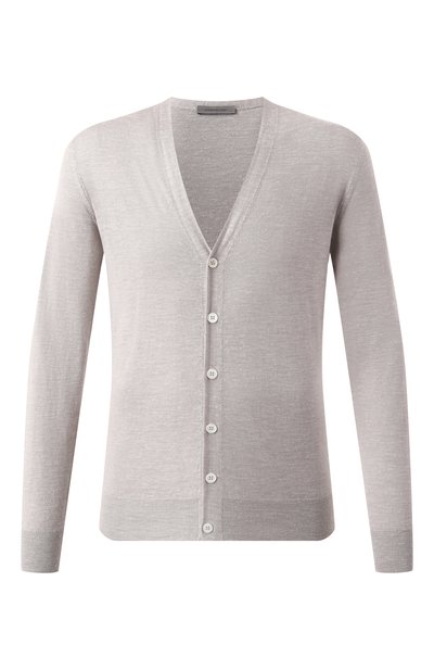 Мужской кардиган из шелка и льна CORNELIANI, арт. 25M546-2525111