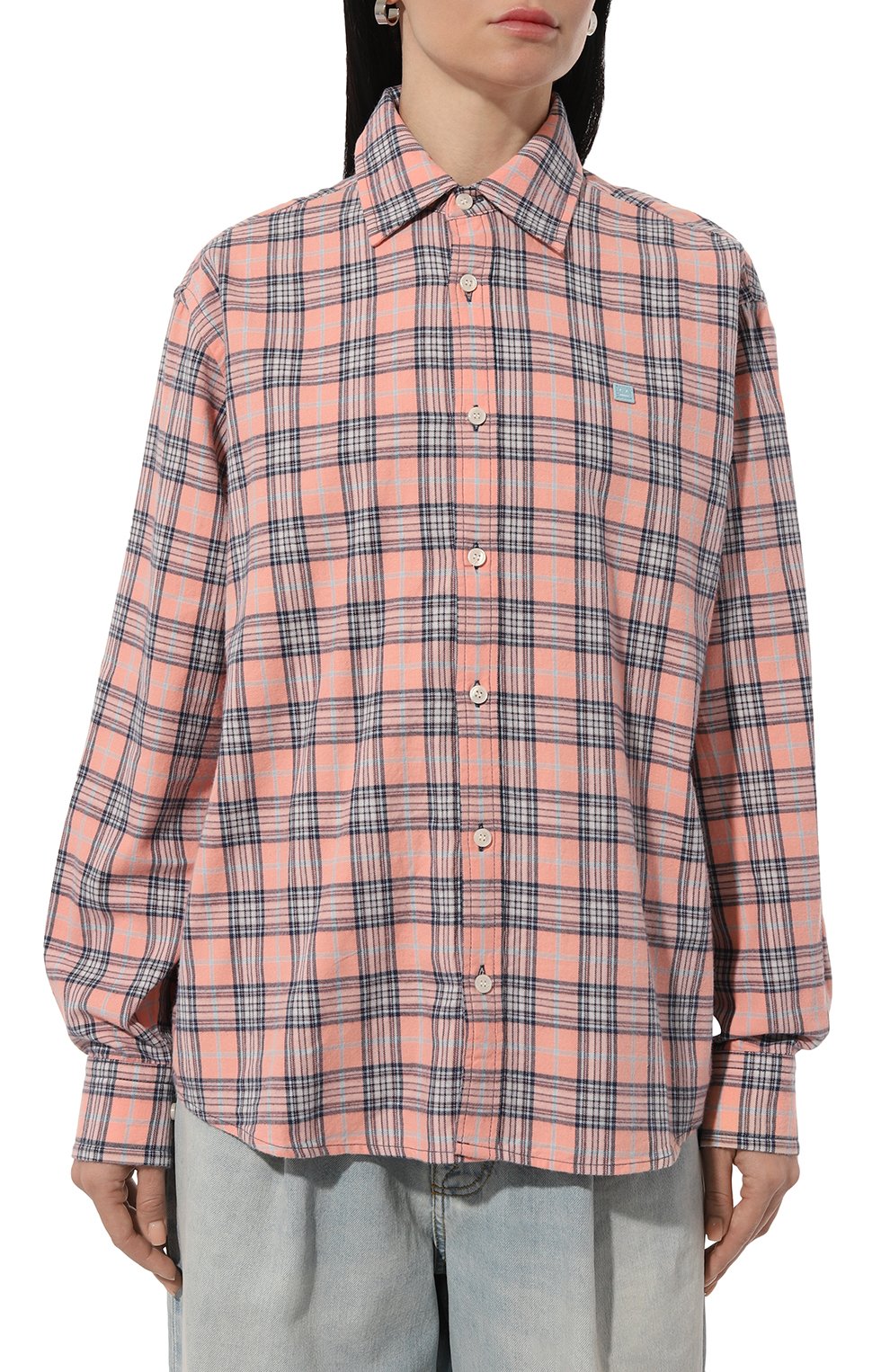 Хлопковая рубашка ACNE STUDIOS, арт. FA-UX-SHIR000067, фото 3