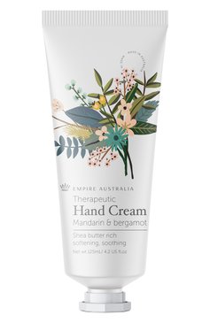 Крем для рук с маслами мандарина и бергамота therapeutic series (125ml) EMPIRE AUSTRALIA бесцветного цвета, арт. 9348119001923 | Фото 1 (Назначение: Для рук; Региональные ограничения белый список (Axapta Mercury): Не проставлено; Нос: Не проставлено; Тип продукта: Кремы)