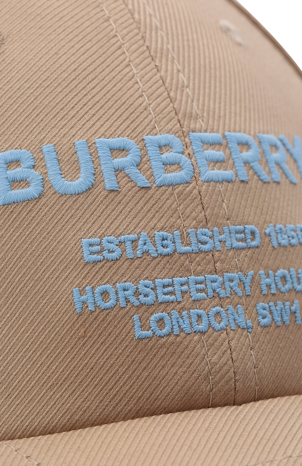 Хлопковая бейсболка BURBERRY, арт. 8048729, фото 4