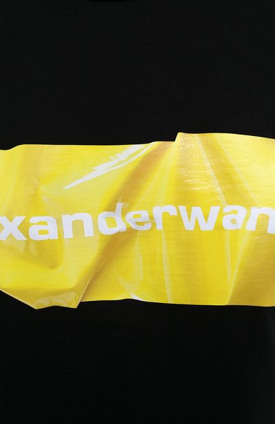 Хлопковая футболка ALEXANDER WANG черного цвета по цене 19950 руб., арт. 1CC2211002, фото 5 Хлопковая футболка ALEXANDER WANG, арт. 1CC2211002, фото 5