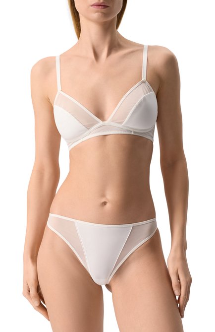 Женский бюстгальтер-бралетт WOLFORD молочного цвета, арт. 4W1271 | Фото 2 (Нос: Не проставлено; Материал внешний: Синтетический материал; Материал сплава: Проставлено)