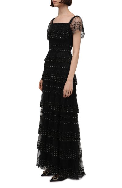 Платье VALENTINO черного цвета по цене 2360000 руб., арт. WB3VDC651ED, фото 3 Платье VALENTINO, арт. WB3VDC651ED, фото 3