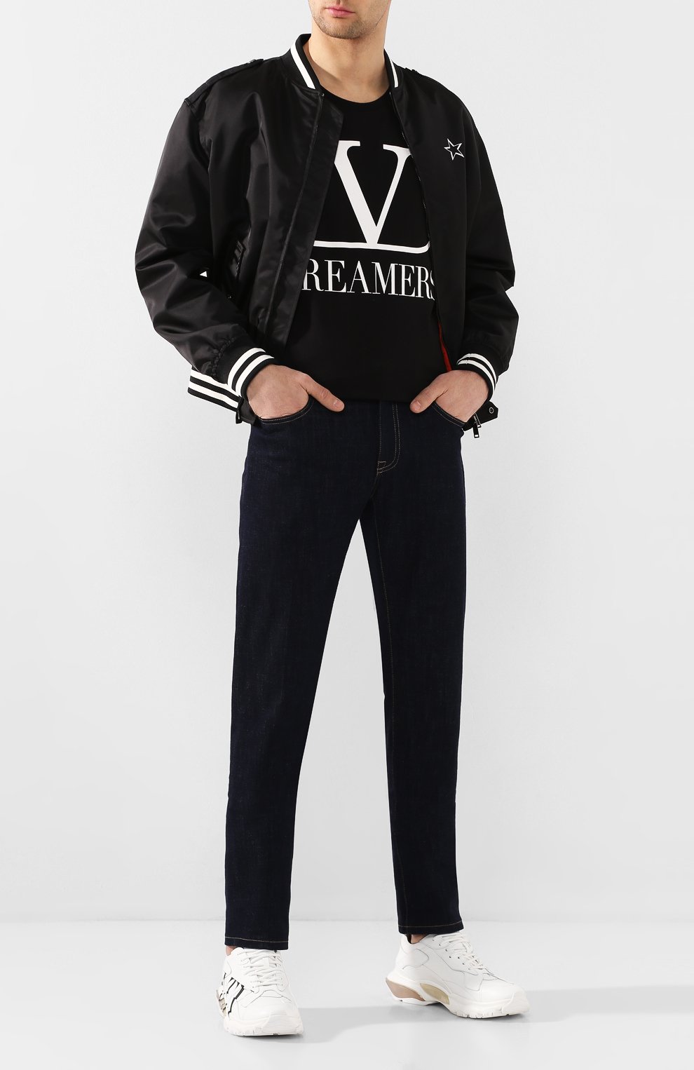 Кожаные кроссовки bounce vltn VALENTINO, арт. TY2S0B21/RKW, фото 2