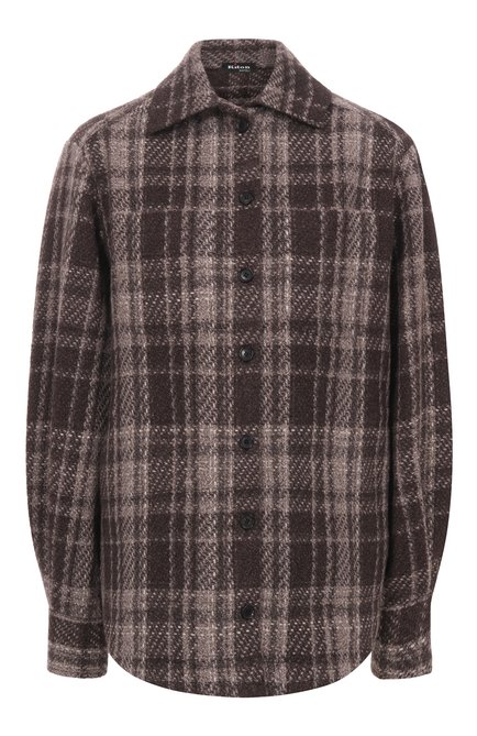 Женская кашемировая куртка рубашка KITON, арт. D60419K0528E02