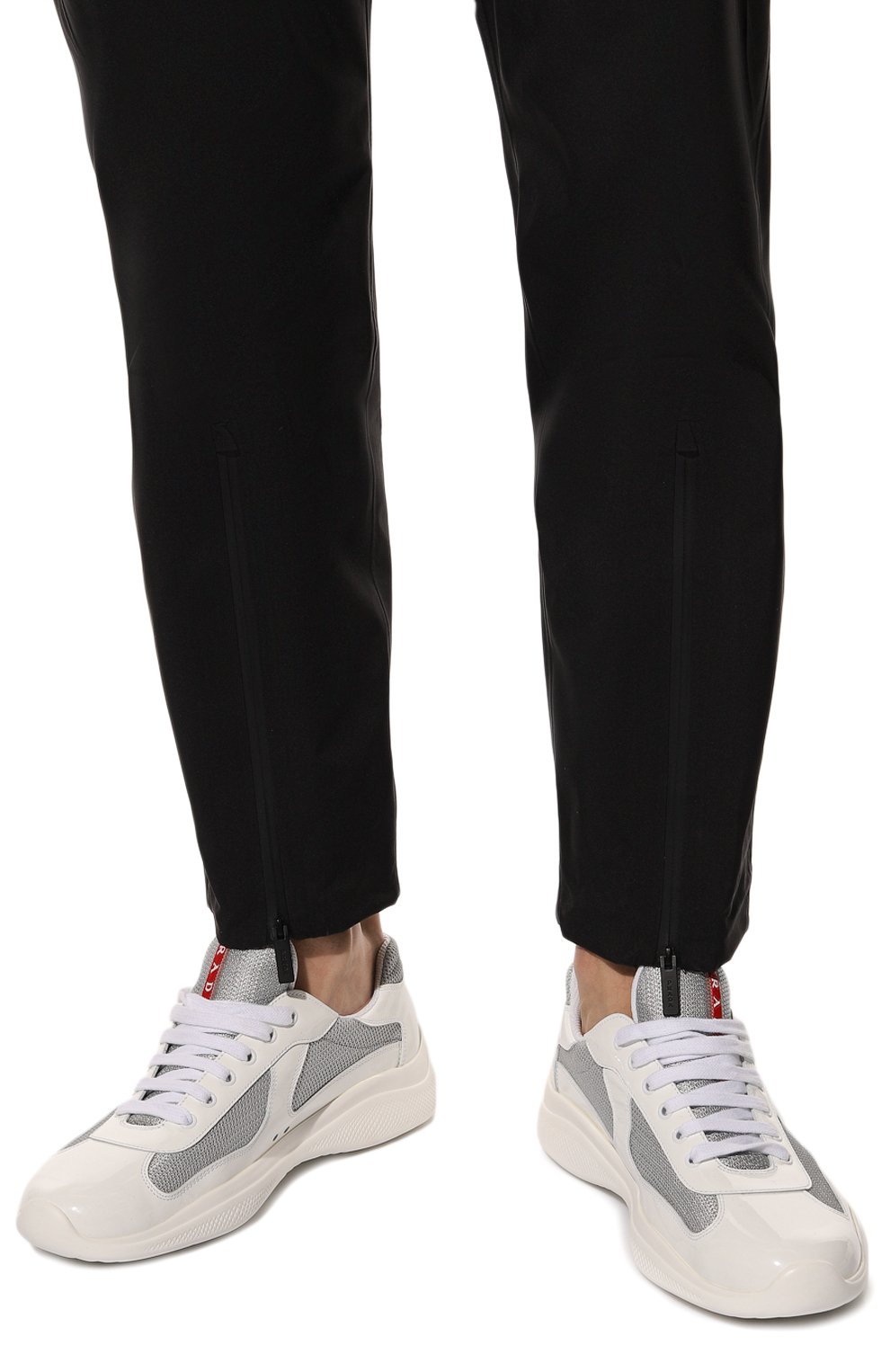 Комбинированные кроссовки america's cup PRADA, арт. 4E3400-ASZ-F0J36, фото 3