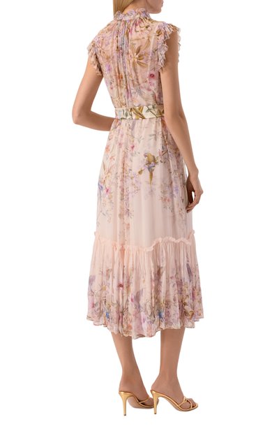 Платье из вискозы ZIMMERMANN кремового цвета по цене 194000 руб., арт. 7280DC261, фото 3 Платье из вискозы ZIMMERMANN, арт. 7280DC261, фото 3