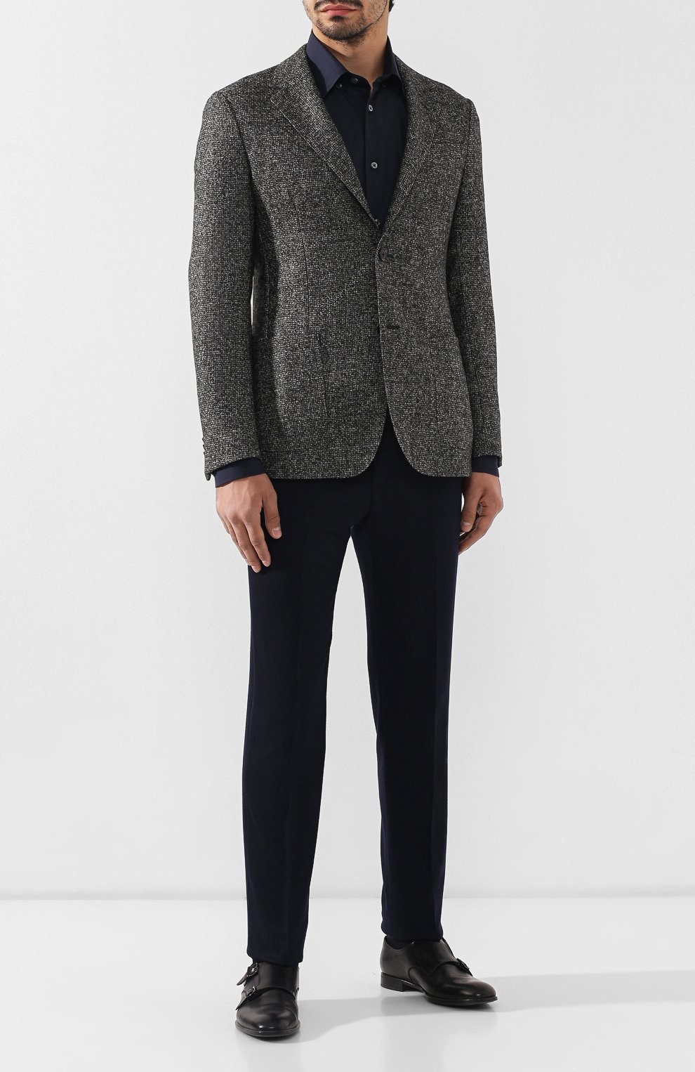 Сорочка из смеси хлопка и кашемира BRIONI, арт. SCCA0L/0602I, фото 2