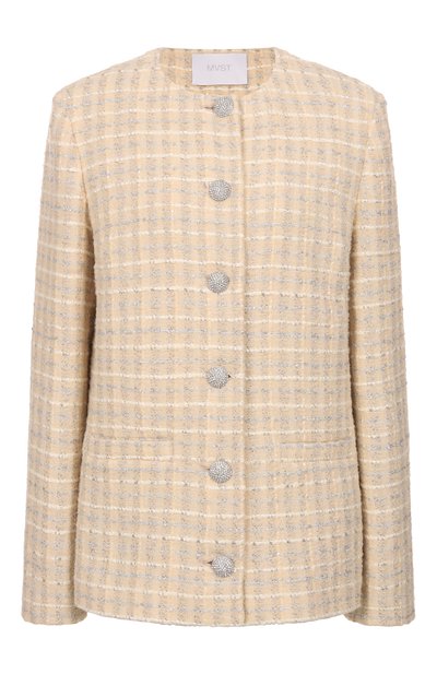 Женский твидовый жакет MVST, арт. 25E/X2P/0/L081/3056