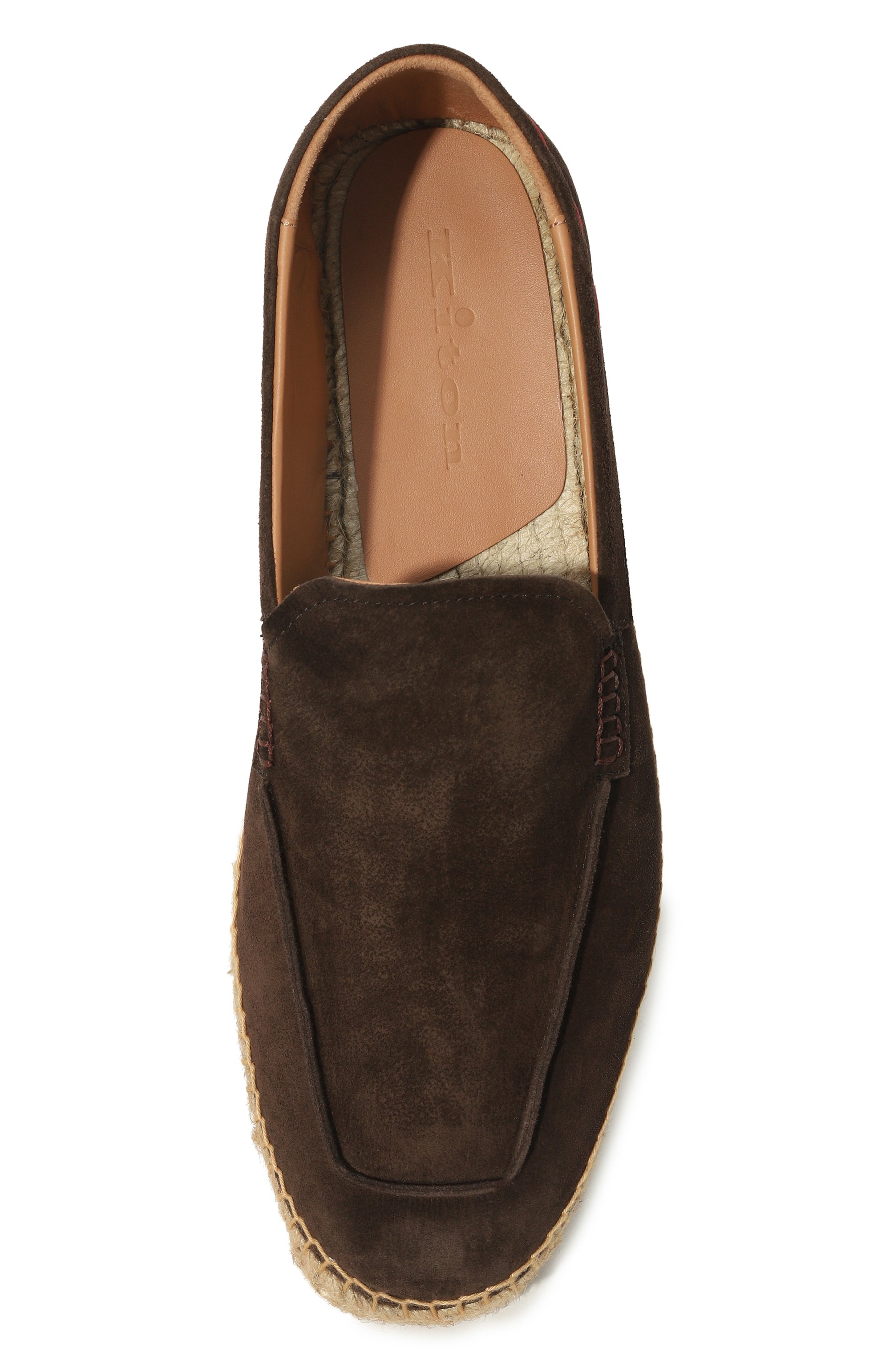 Замшевые эспадрильи KITON, арт. USSA071N01038, фото 6