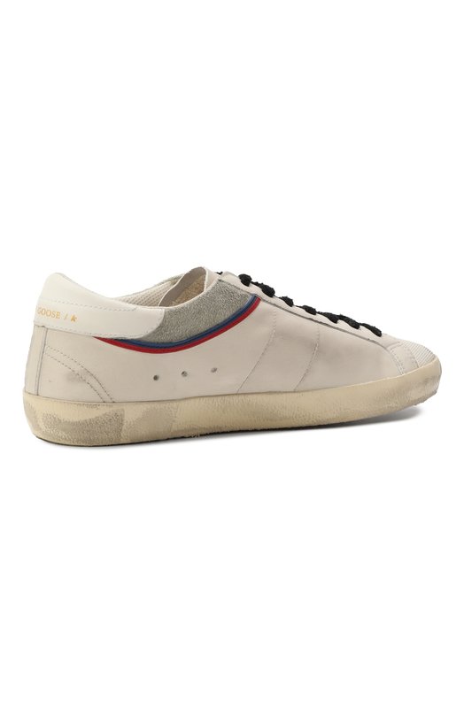 Кожаные кеды Super Star Golden Goose Deluxe Brand GMF00841.F006866 Белый  GMF00841.F006866 Фото 5