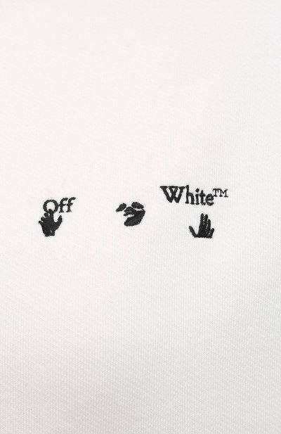 Хлопковое худи OFF-WHITE, арт. 0WBB035R21JER002, фото 5