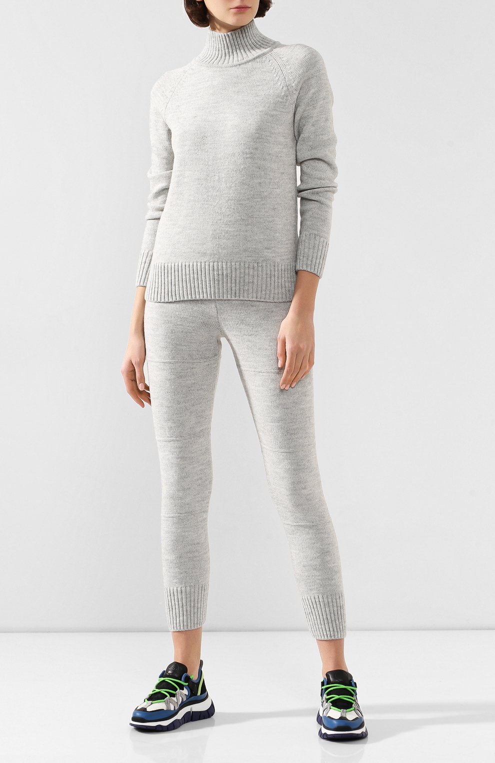 Костюм SEVEN LAB серого цвета по цене 24780 руб., арт. KN SS19-3 white/grey, фото 1 Костюм SEVEN LAB, арт. KN SS19-3 white/grey, фото 1