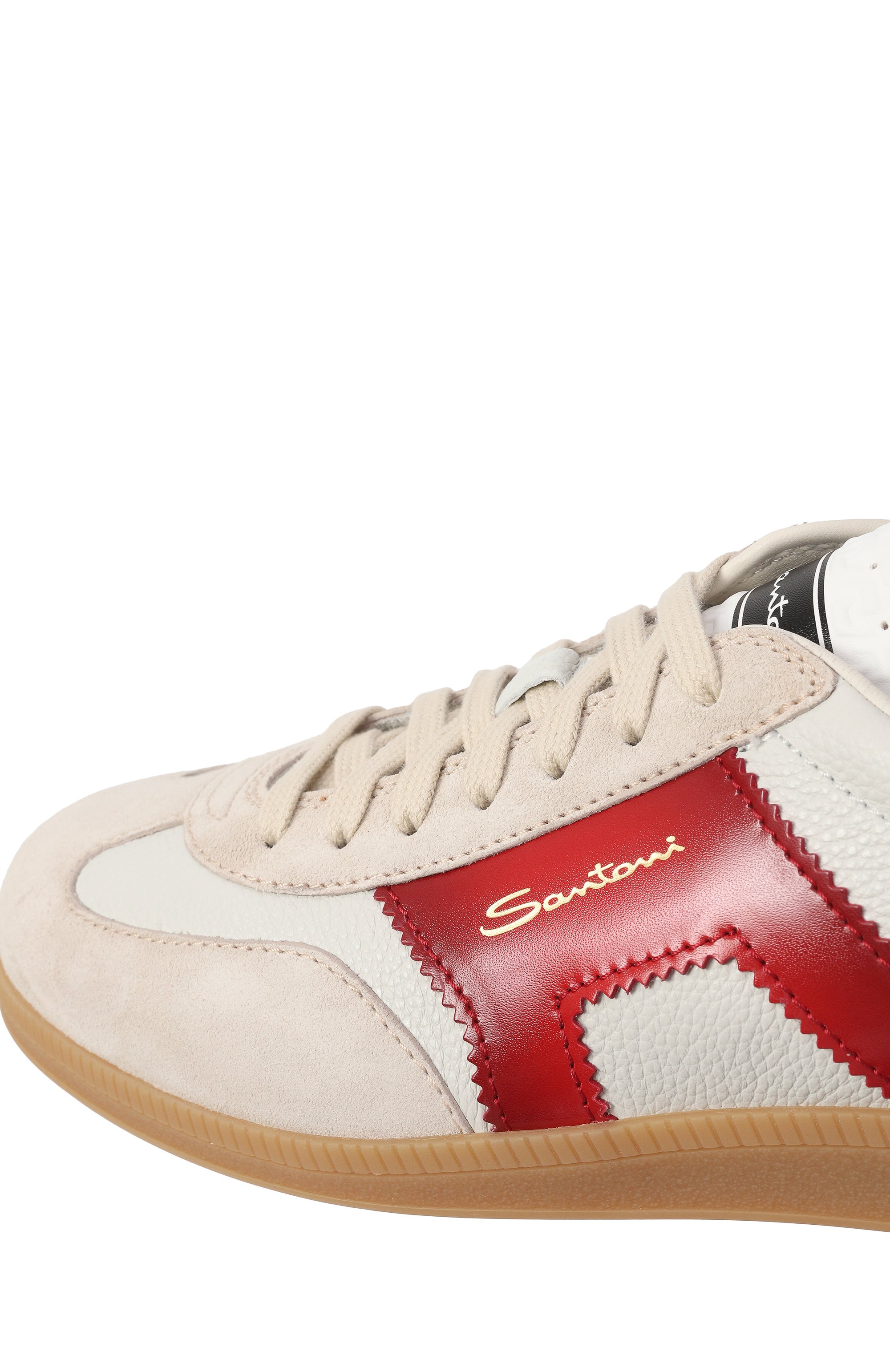 Кожаные кеды dbs oly SANTONI, арт. MBPG21965FARCN0C, фото 7