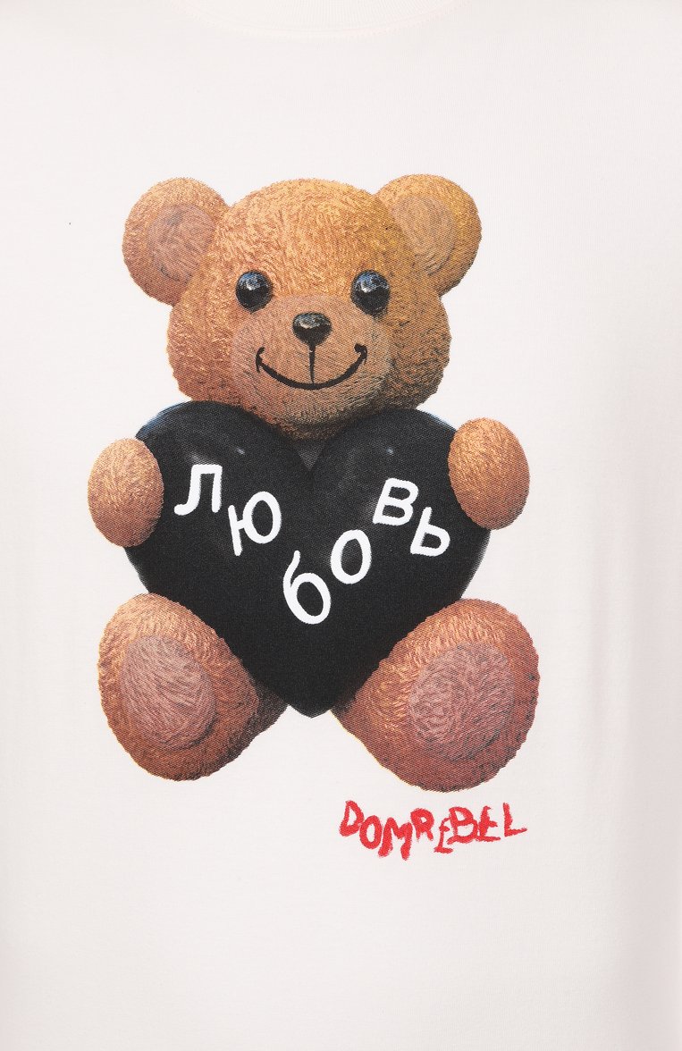 Мужская хлопковая футболка DOMREBEL белого цвета, арт. M L0VEBEAR/TSHIRT | Фото 6 (Длина (для топов): Стандартные; Материал внешний: Хлопок; Рукава: Короткие; Принт: С принтом; Стили: Гранж; Кросс-КТ: Джерси; Мужское Кросс-КТ: Футболка-одежда; Автоматизация ТО: Проставлено; Автоматизация состава: Проставлено; Детали: Без декора)