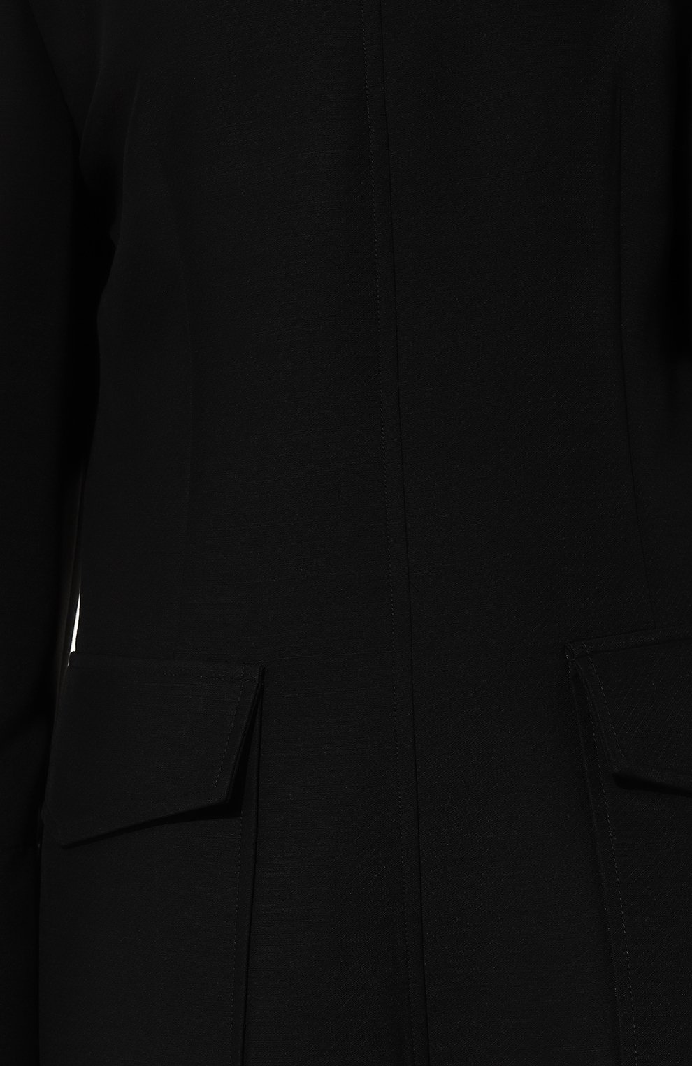 Платье из вискозы и шерсти CO черного цвета по цене 131500 руб., арт. 4449/HSF, фото 5 Платье из вискозы и шерсти CO, арт. 4449/HSF, фото 5