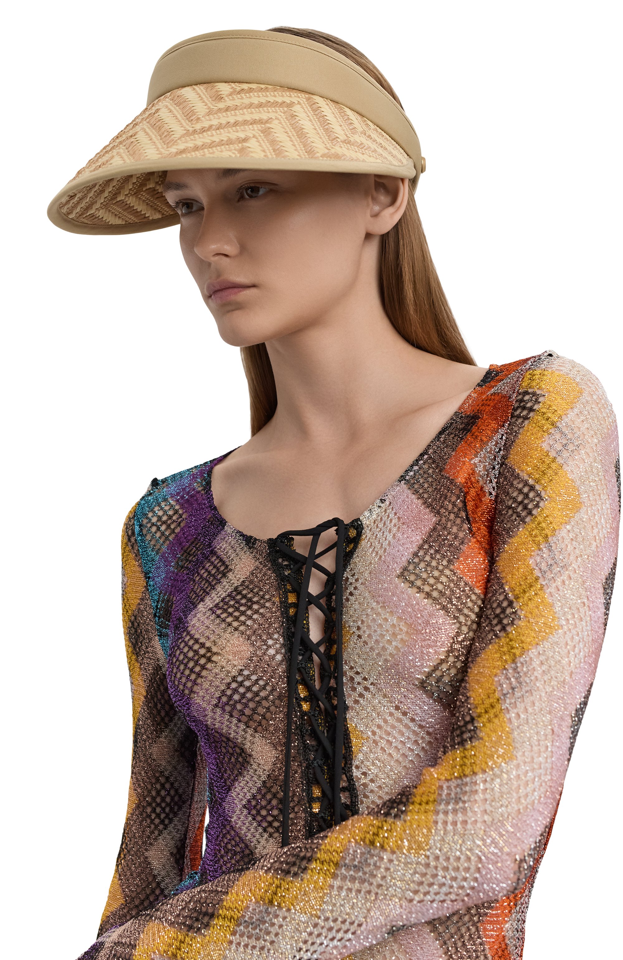 Козырек palmoway ERIC JAVITS, арт. 12179/PEANUT MIX, фото 2