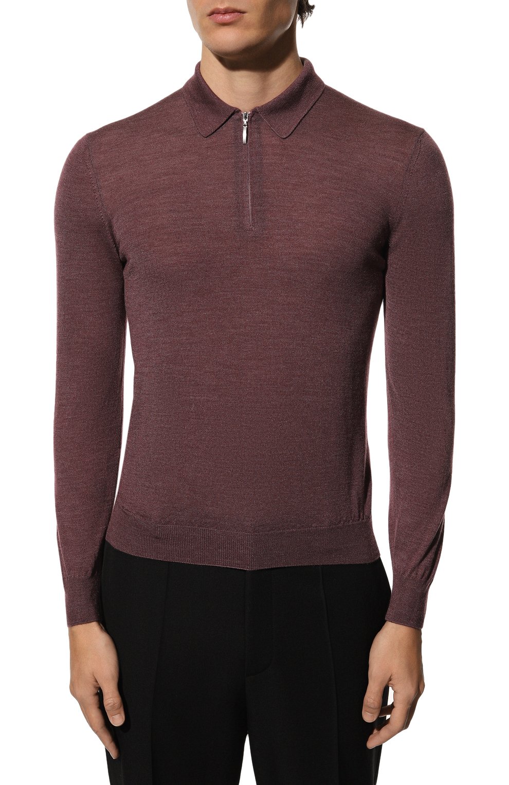 Поло из шерсти и шелка GRAN SASSO, арт. 57137/13190, фото 3