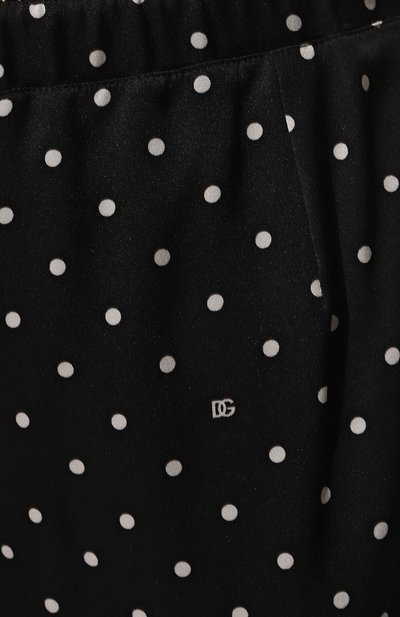 Шорты из шелка и хлопка DOLCE & GABBANA черного цвета по цене 51150 руб., арт. 03C43T/0N00R, фото 5 Шорты из шелка и хлопка DOLCE & GABBANA, арт. 03C43T/0N00R, фото 5