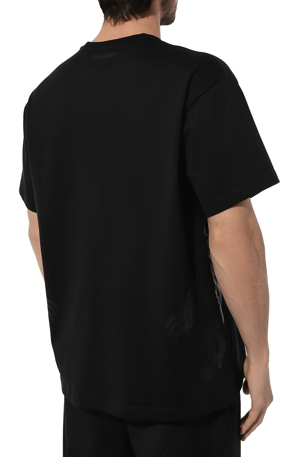 Хлопковая футболка BURBERRY, арт. 8065183, фото 4