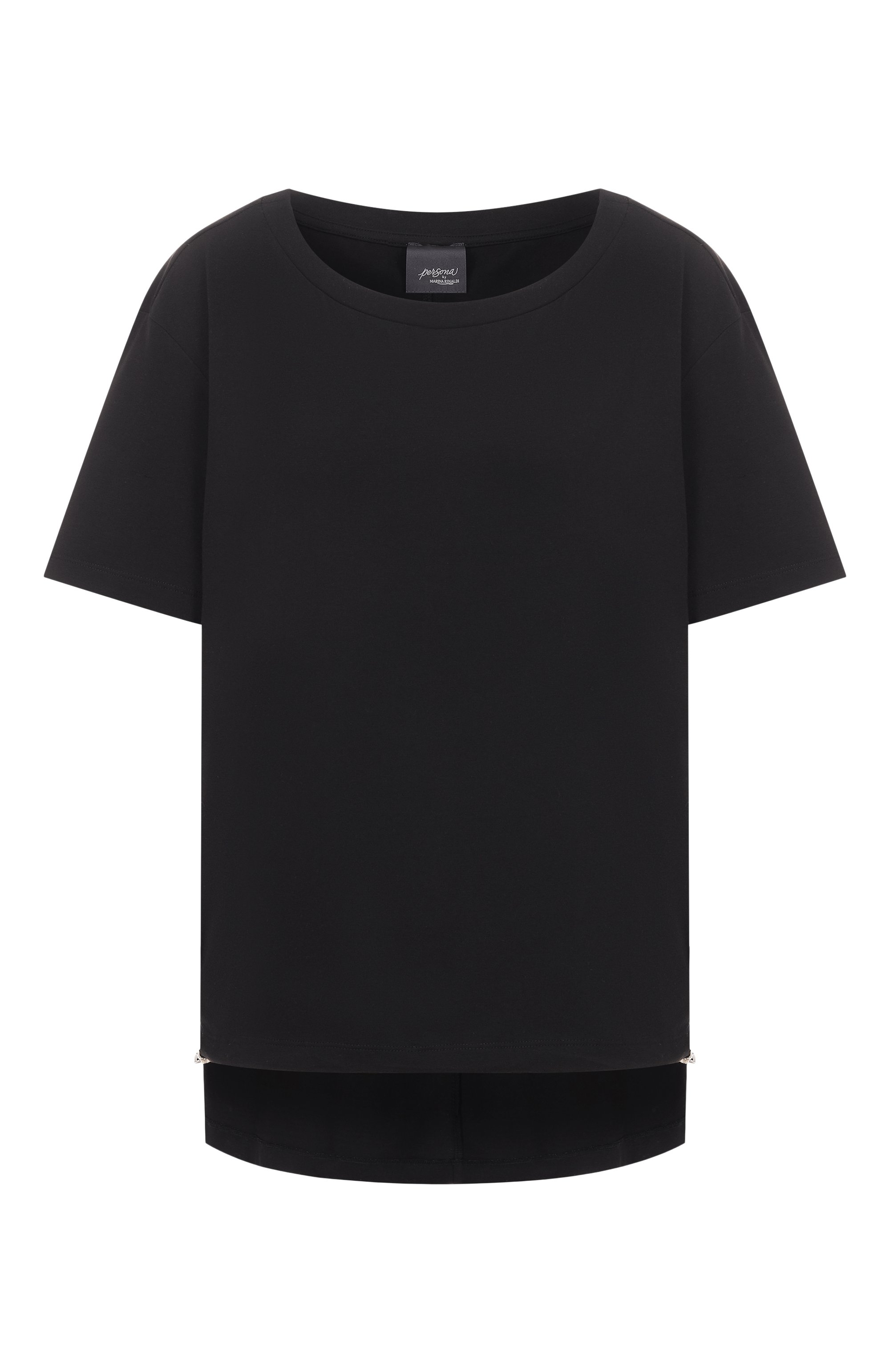 Хлопковая футболка PERSONA BY MARINA RINALDI, арт. GIRANTE, фото 1