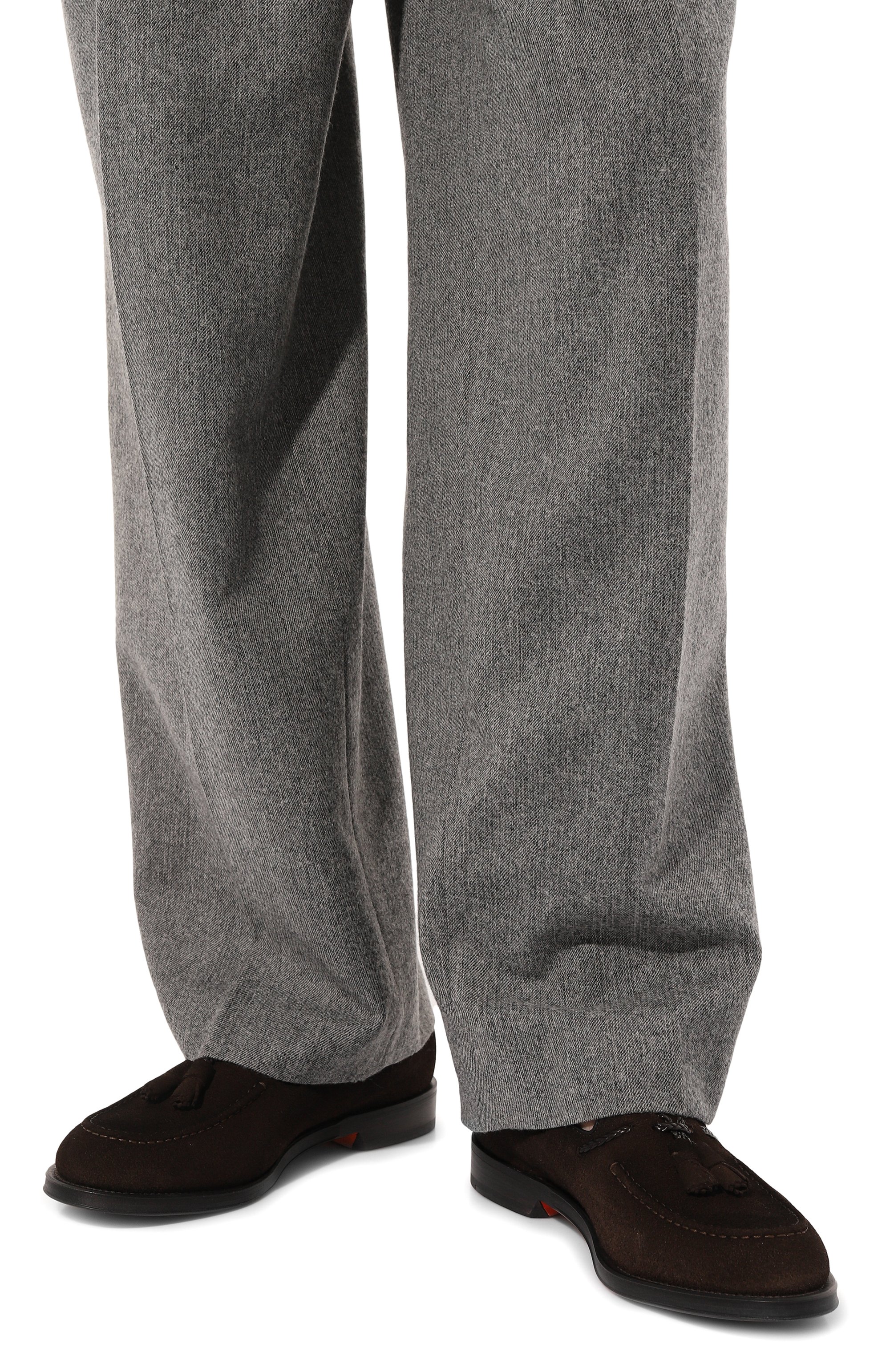 Замшевые лоферы hill SANTONI, арт. MCHG18101PC6SSG5, фото 3