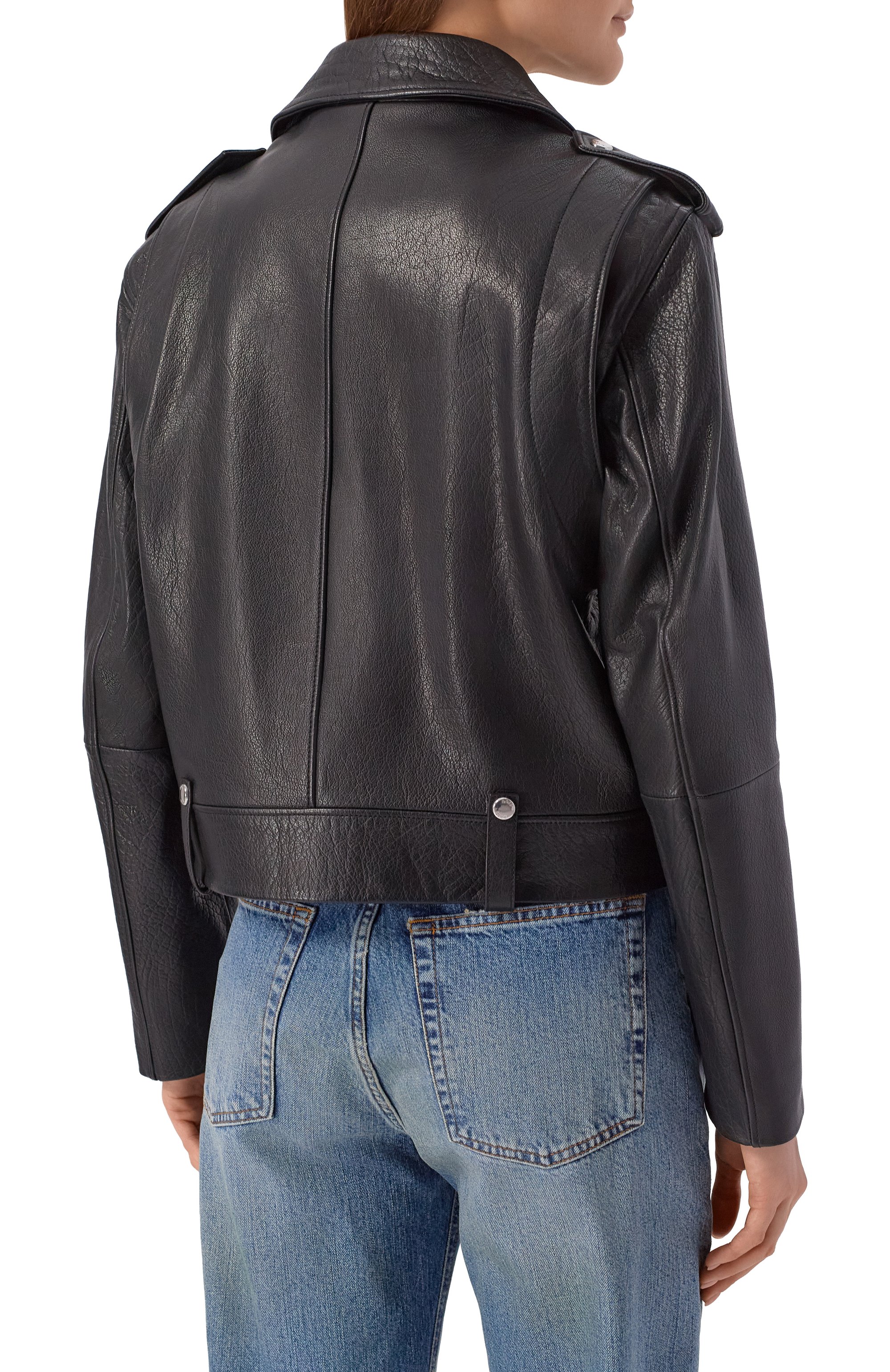 Кожаная куртка BOSS ORANGE, арт. 50541769, фото 4