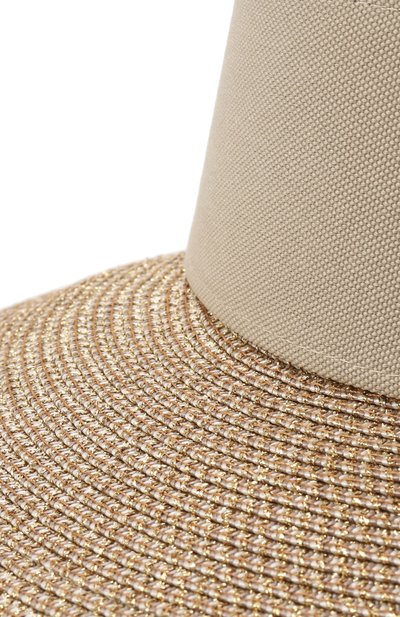 Козырек champ ERIC JAVITS бежевого цвета по цене 29650 руб., арт. 13101/G0LD/SAND, фото 4 Козырек champ ERIC JAVITS, арт. 13101/G0LD/SAND, фото 4