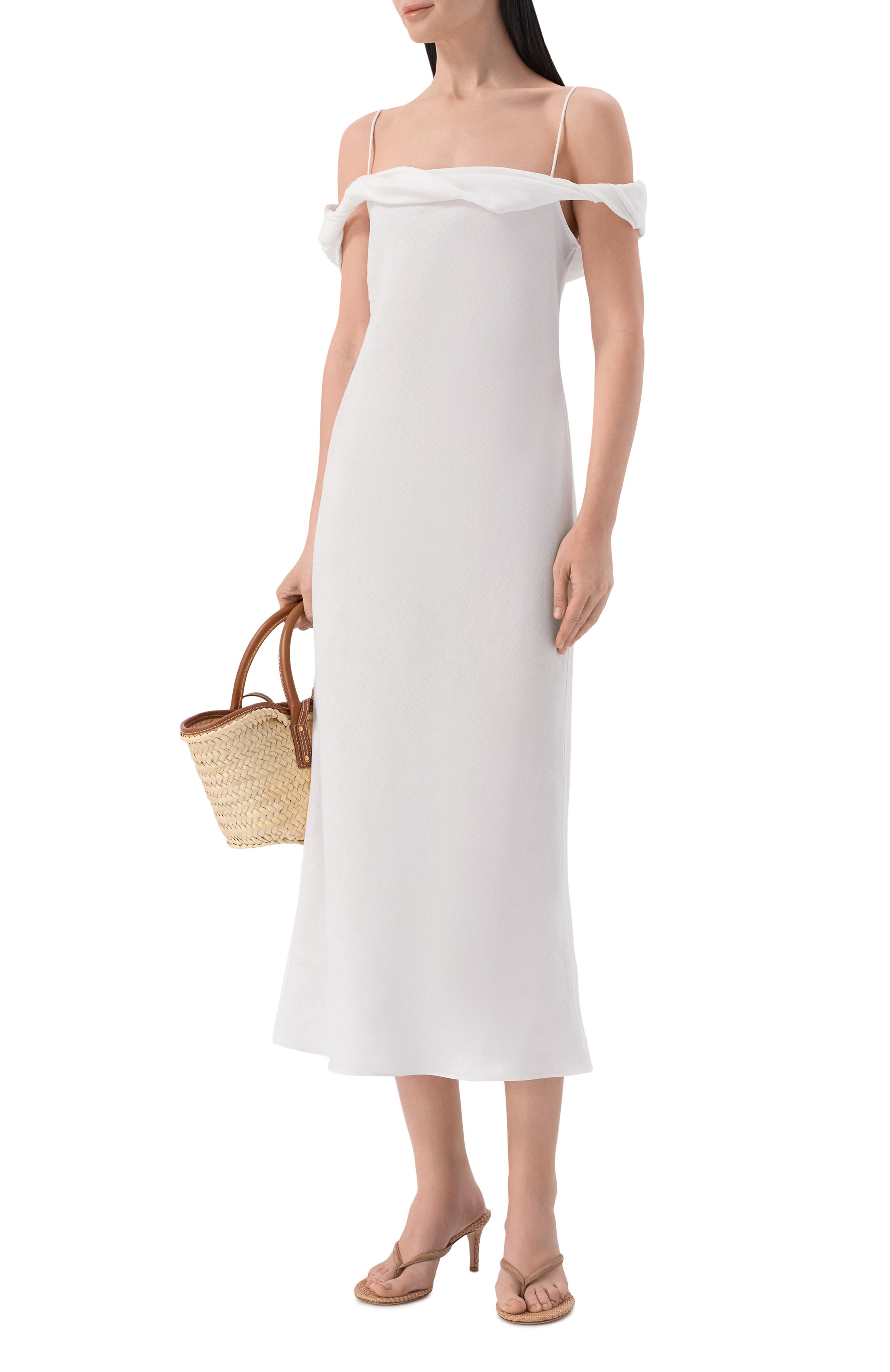 Льняное платье 12 STOREEZ, арт. 137473, фото 2