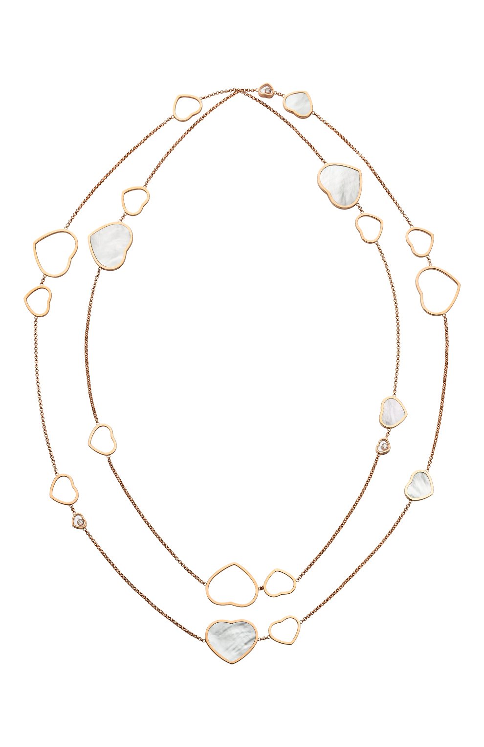 Колье CHOPARD бесцветного цвета по цене 1735500 руб., арт. 817482-5301, фото 1 Колье CHOPARD, арт. 817482-5301, фото 1