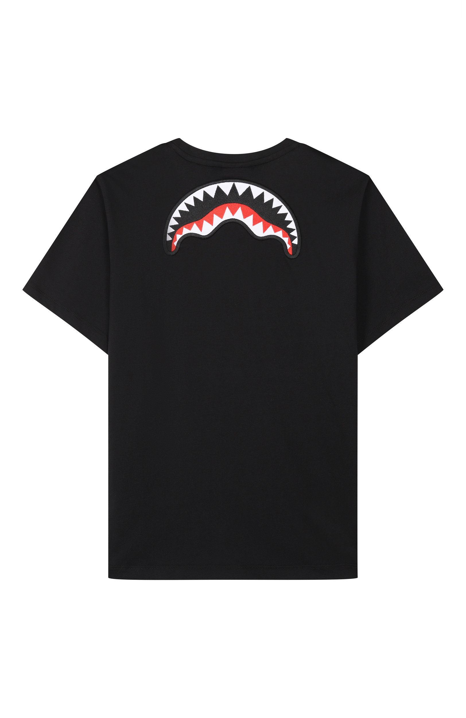 Хлопковая футболка SPRAYGROUND, арт. SPY1565BLK/SHARK SH0RT 0VER T-SHIRT BLK, фото 2