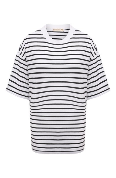 Женская хлопковая футболка ELECTRIC AND ROSE, арт. LFTP24-STRIPE