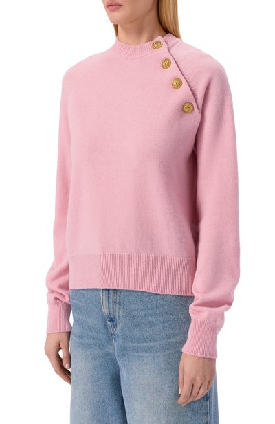 Пуловер из кашемира и шерсти BALMAIN, арт. GF1KA130/KI87, фото 3