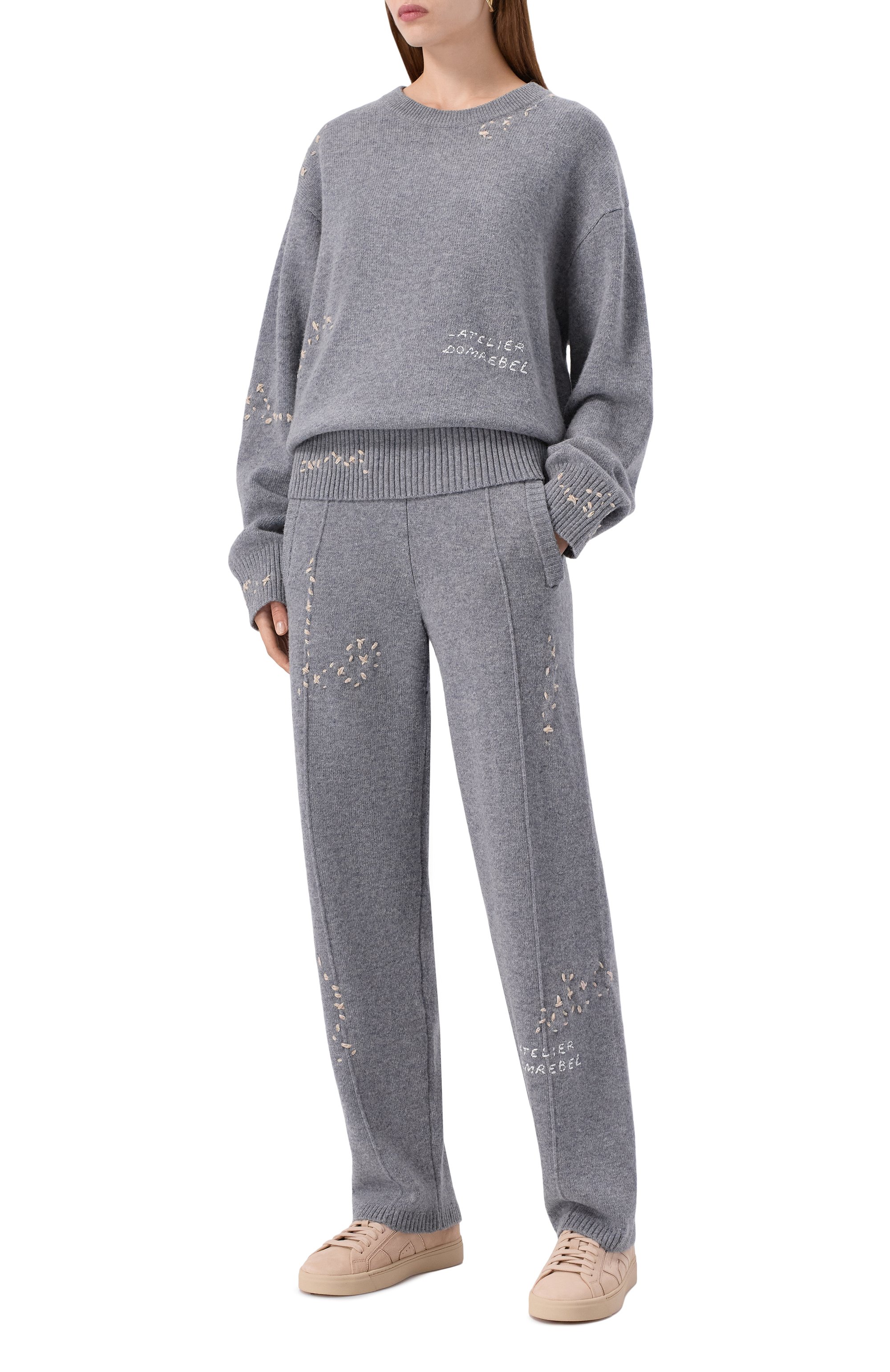 Джоггеры DOMREBEL, арт. 0FFICE KNIT TR0USERS, фото 2