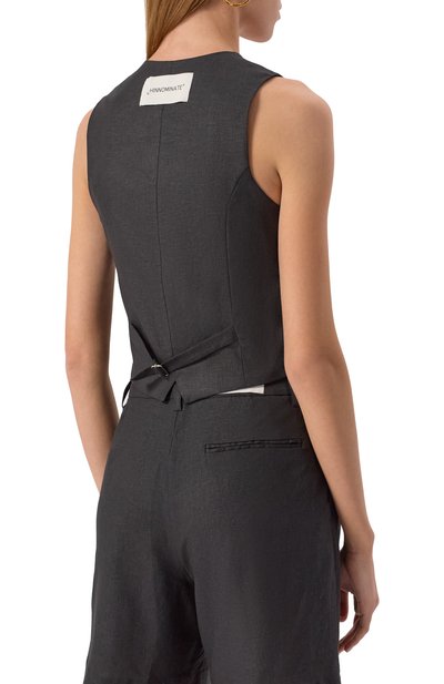 Жилет изо льна и вискозы HINNOMINATE, арт. HMABW01842, фото 4