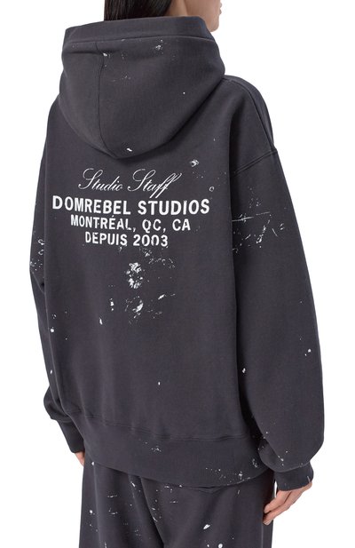 Хлопковое худи DOMREBEL, арт. STAFF/PULL0VER H00DIE, фото 4