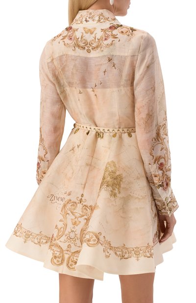 Платье изо льна и шелка ZIMMERMANN, арт. 5368DF252, фото 3