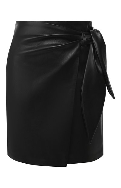 Мини-юбка NANUSHKA, арт. L0WA_BLACK_VEGAN LEATHER, фото 1